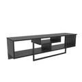 Comoda TV, Retricy, Asal 150, 150x35.2x40 cm, PAL, Negru