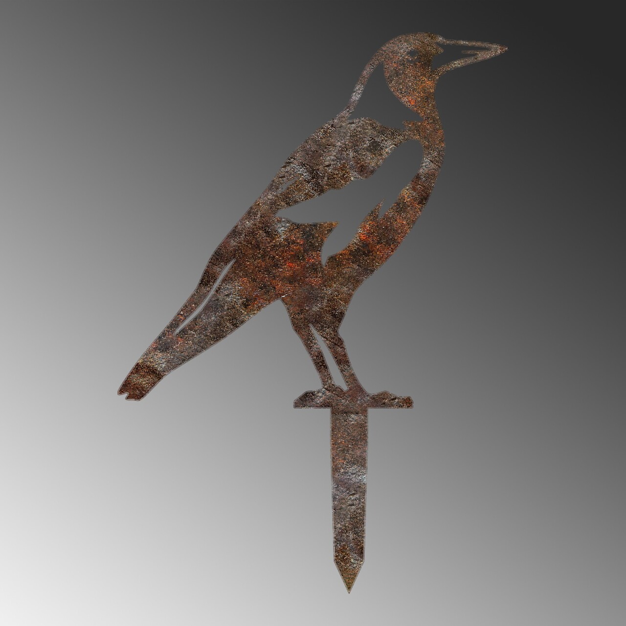 Obiect decorativ de grădină, Bird -A 02, 46x32 cm, Multicolor - view 5