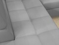 Coltar extensibil dreapta 4 locuri ELTAP, ERI-11, Eridano, 275x202x88 cm, lemn/poliester, gri deschis