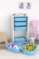 Dulap multifunctional, Estella, Bronz 6N, Alb/Albastru