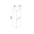 Dulap de baie, Hanah Home, Nuvola 40 v3, Alb