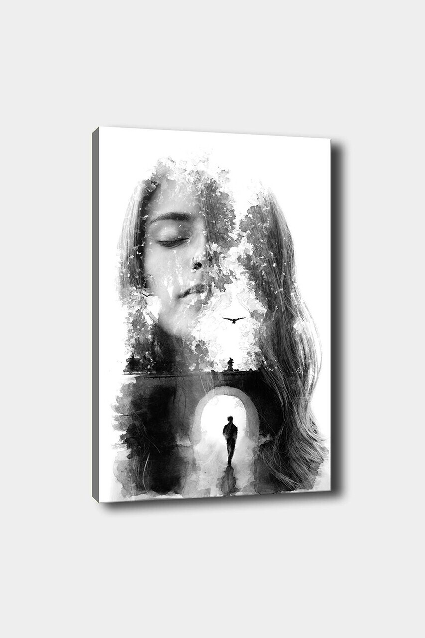 Tablou decorativ, 1277135953-5070, Canvas, Rama din lemn (grosime 3 cm), Multicolor — imaginea 2