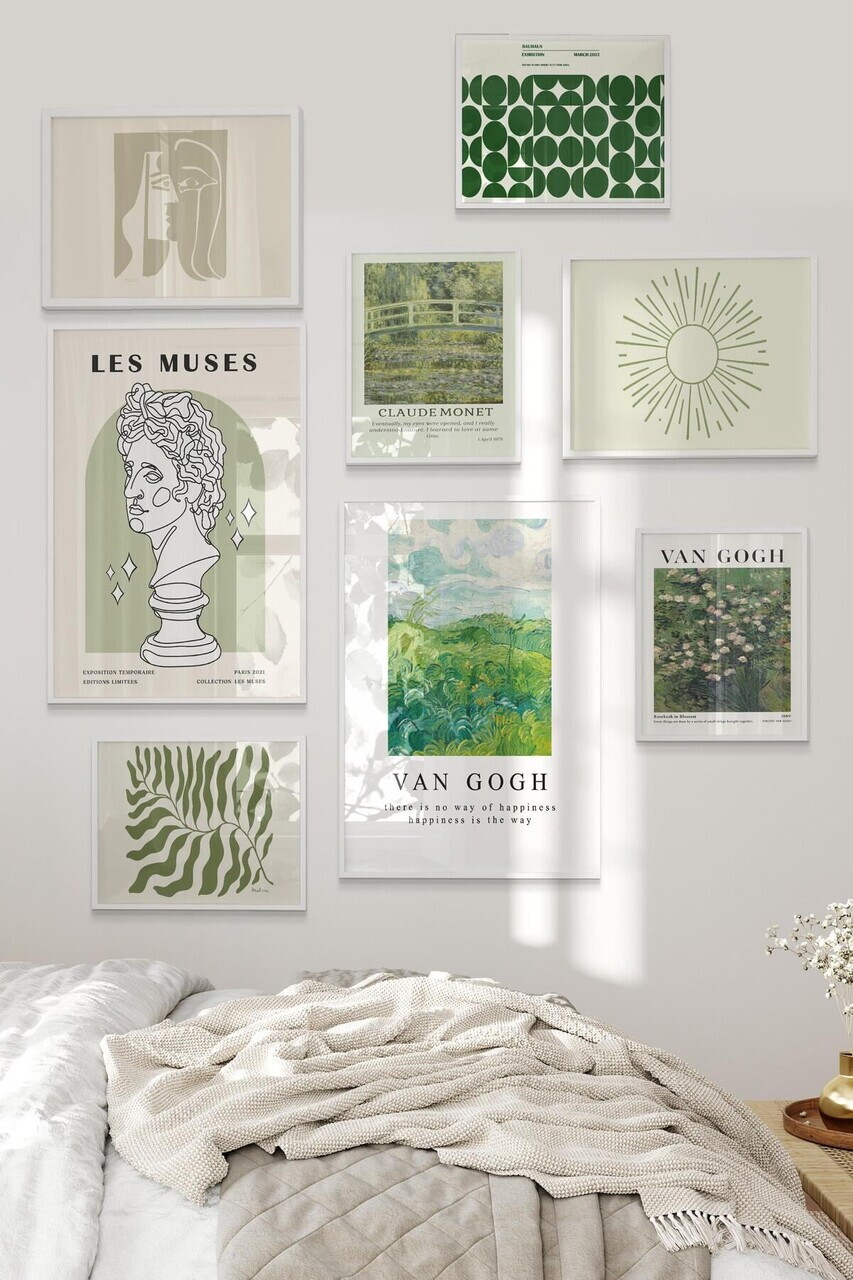 Tablou decorativ, Çgs-011-White-Kck, Lemn masiv, Față: 100% PVC STICLĂ, Multicolor - view 2