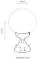 Lampa de exterior, Avonni, 685AVN1251, Plastic ABS, Negru