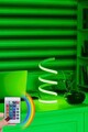 Lampa de masa, Curlux, 509CRL1113, Aluminiu, Multicolor