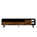 Comoda TV, Inarch, Luga, Negru / Stejar