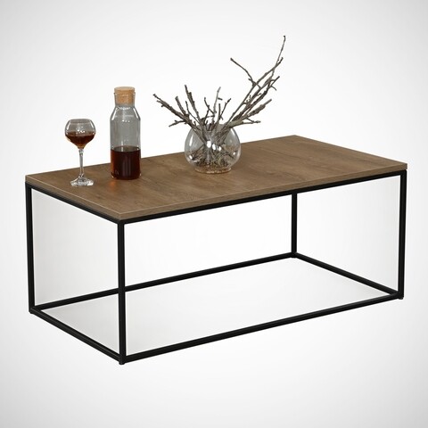 Masuta de cafea Cosco Caucasian, Comforty, 95x55x43 cm, stejar caucazian 95x55x43
