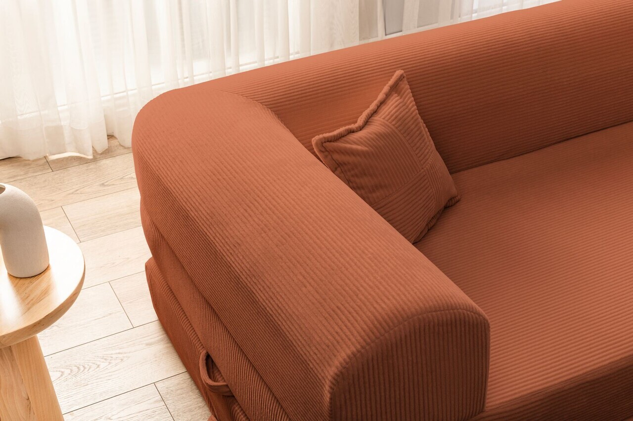 Coltar, Atelier del Sofa, 118FVL1501, Tesatura plus reiata, Caramiziu - view 4