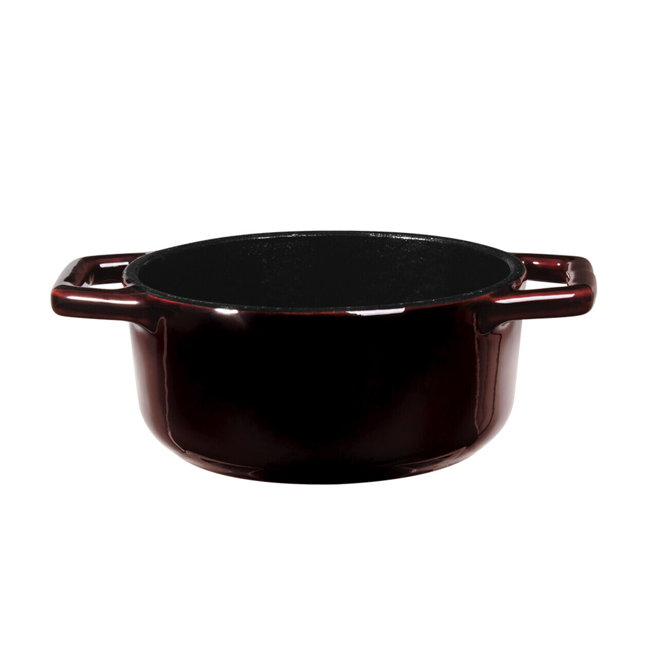 Cratita cu capac Berlinger Haus, Strong Mold, 10 cm, 310 ml, fonta, visiniu - imagine 8