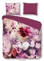 Lenjerie de pat pentru doua persoane, Descanso Sonja, 100% bumbac satinat, 3 piese, multicolor