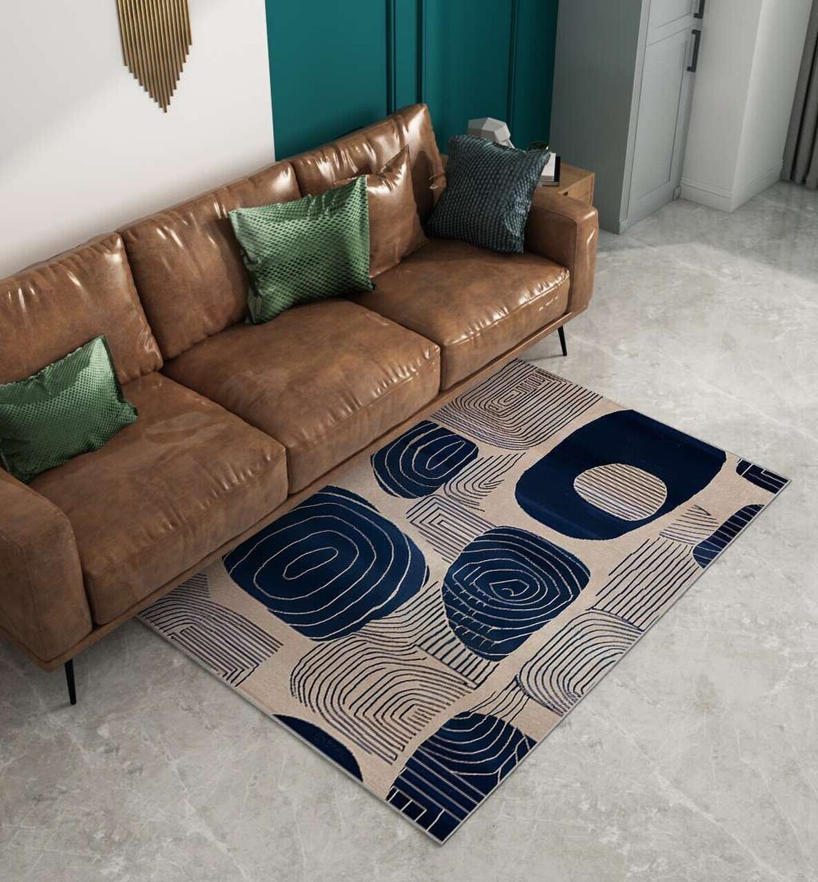 Covor, BSR-6, 100x180 cm, 60% bumbac/40% poliester, Multicolor — imaginea 4