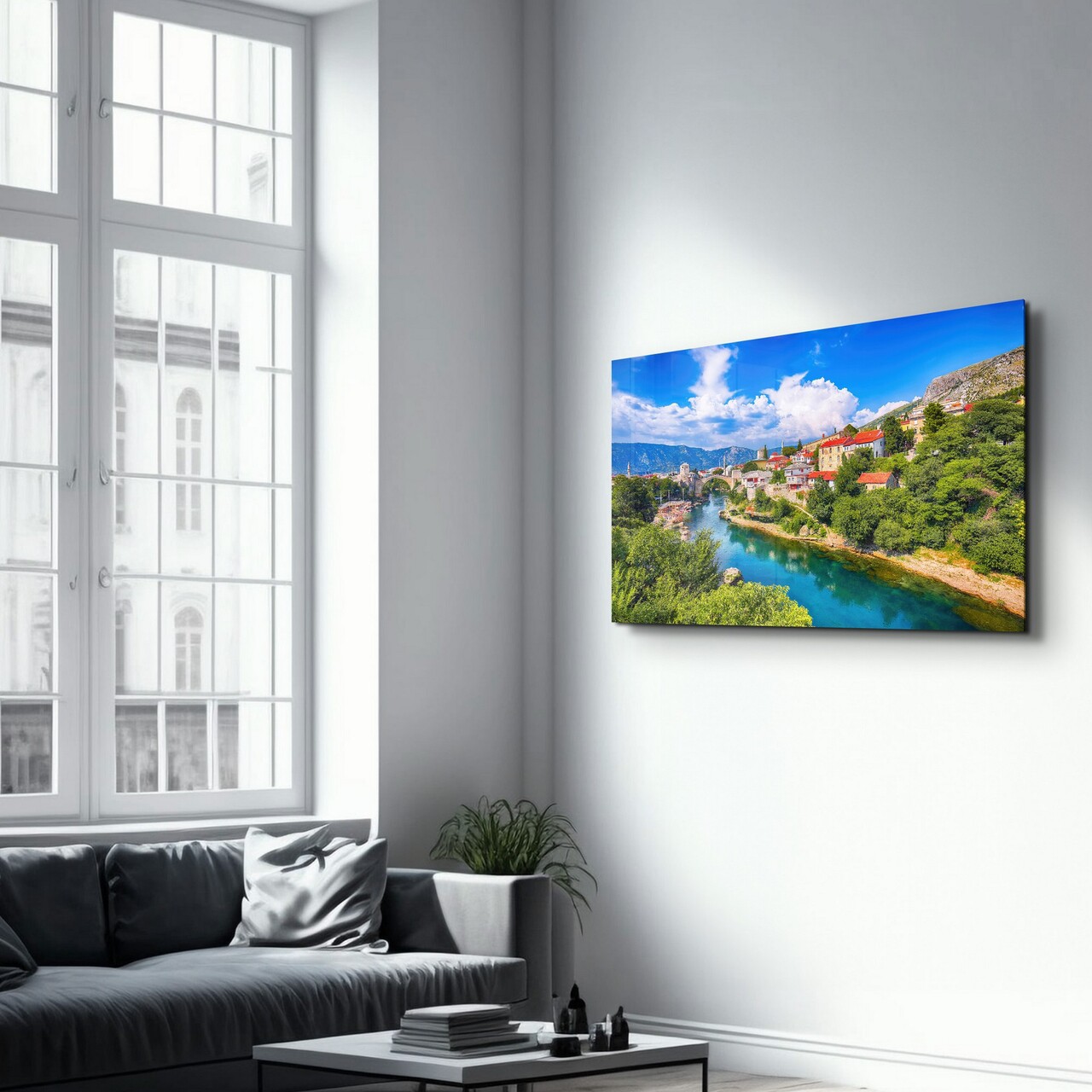 Tablou decorativ, SPR-1450, Dimensiune: 35 x 55 cm, Multicolor - view 4