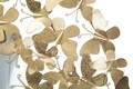 Oglinda decorativa Butterfly Wind, Mauro Ferretti, Ø 81.5 cm, fier, auriu
