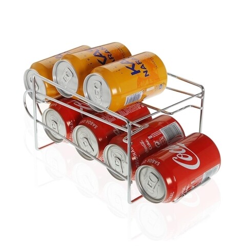 Organizator pentru doze de suc versa, 33x15x13 cm, metal