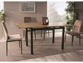 Scaun Atom Velvet, Signal, 44x39x93 cm, catifea/otel, bej/negru