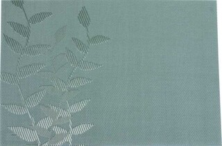 Suport farfurie Velvet Leaf, Ambition, 30x45 cm, plastic, gri