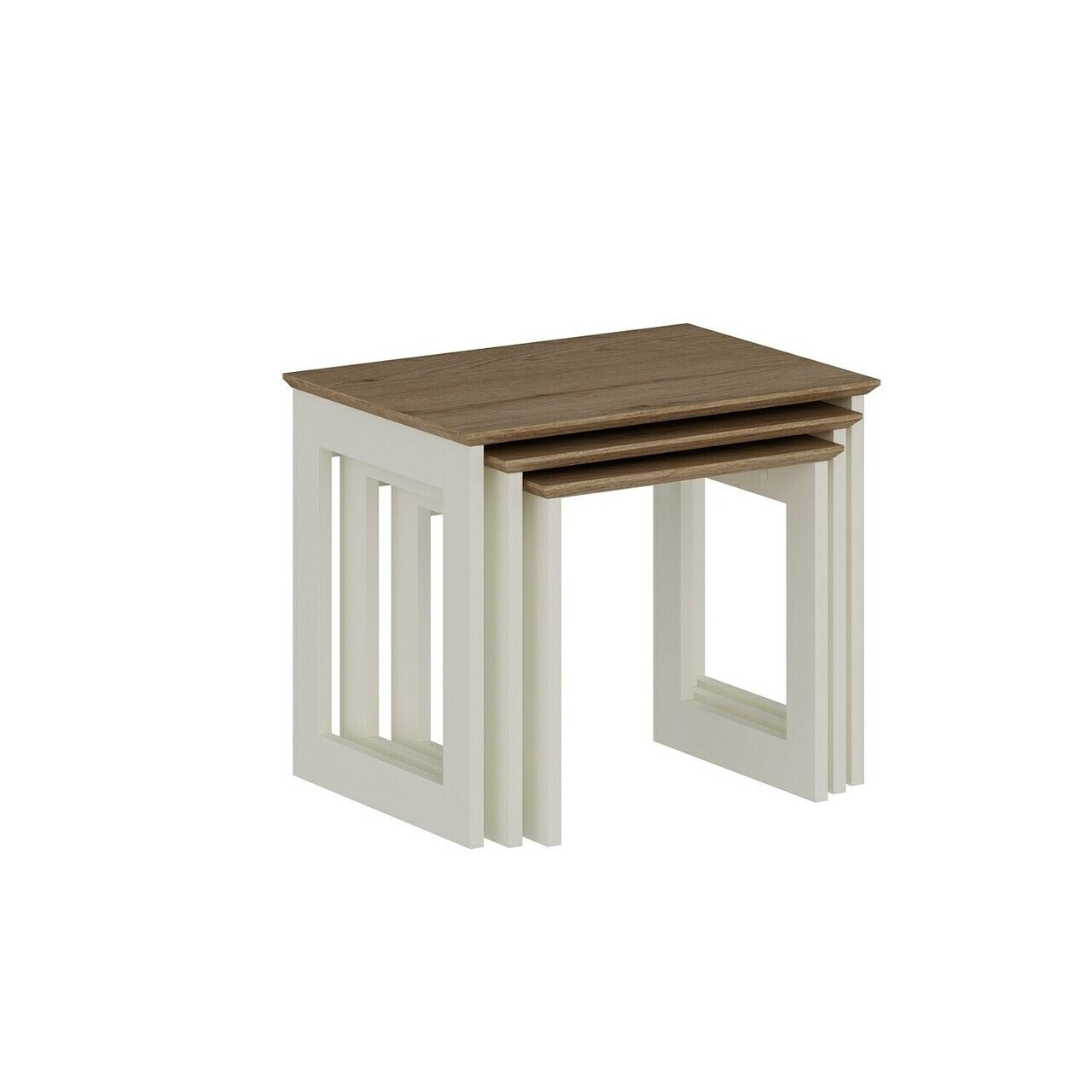 Set masute 3 piese, Hanah Home, Marlo, Coș adânc — imaginea 5