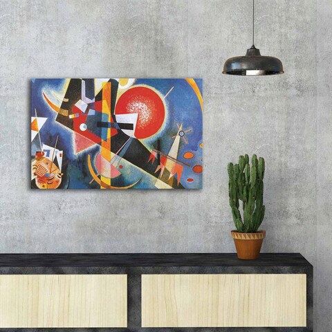 Tablou decorativ, famousart-038, canvas, dimensiune: 45 x 70 cm, multicolor