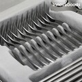 Set tacamuri 72 piese Cook D'Lux, InnovaGoods, inox