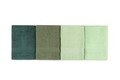 Set 4 prosoape de baie 801,  Beverly Hills Polo Club, 70x140 cm, bumbac, verde