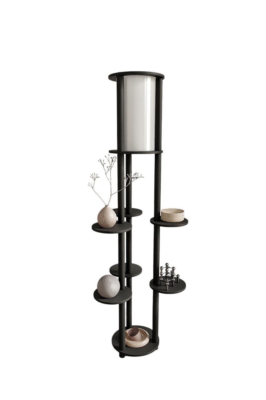 Lampadar, L'essentiel Maison, 666PTR1155, Negru - view 5