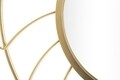 Oglinda decorativa Sunflower, Mauro Ferretti, Ø 88 cm, fier/oglinda, auriu