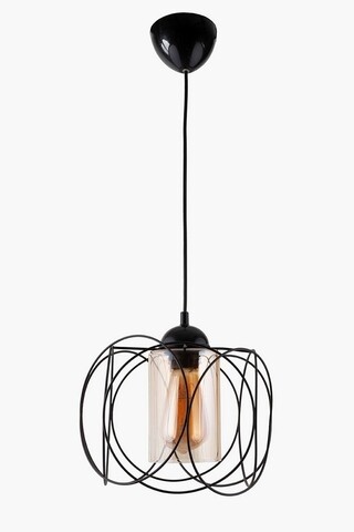Lustra yok, 62518, squid lighting, 31x31x55 cm, 60w, negru