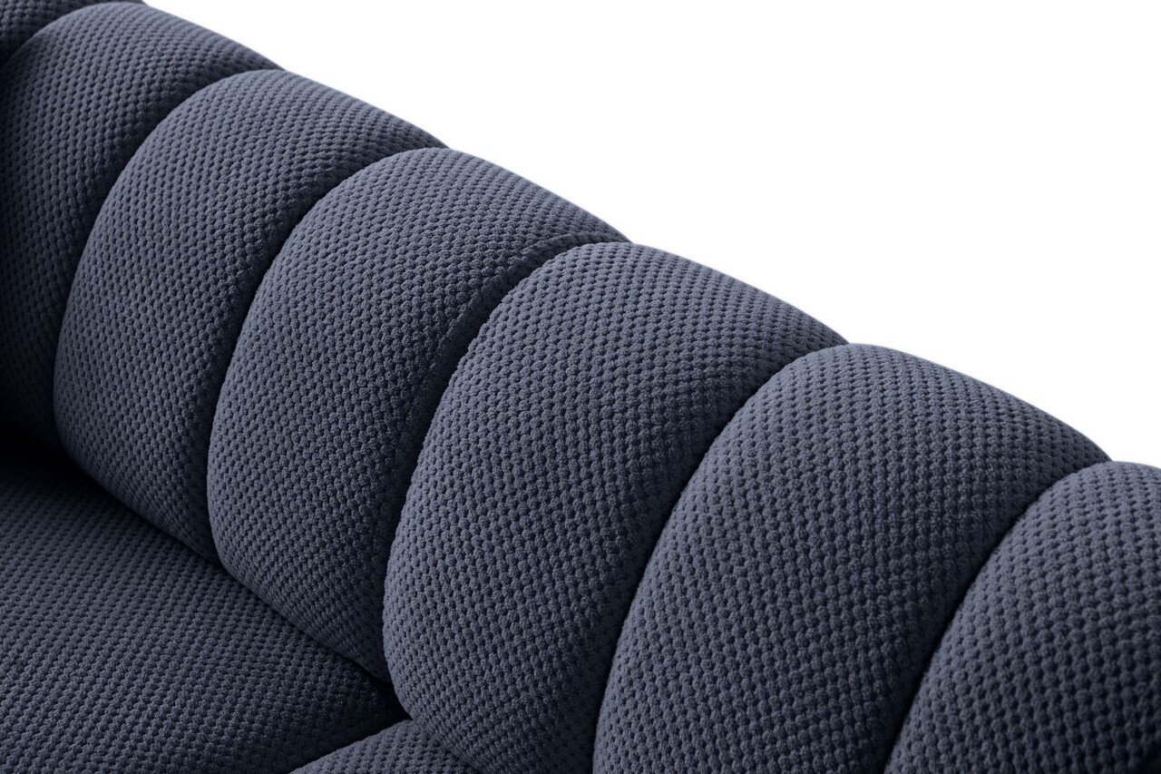 Canapea 3 locuri, Atelier del Sofa, 752EST1161, Lemn de carpen/PAL melaminat, Albastru navy - view 7