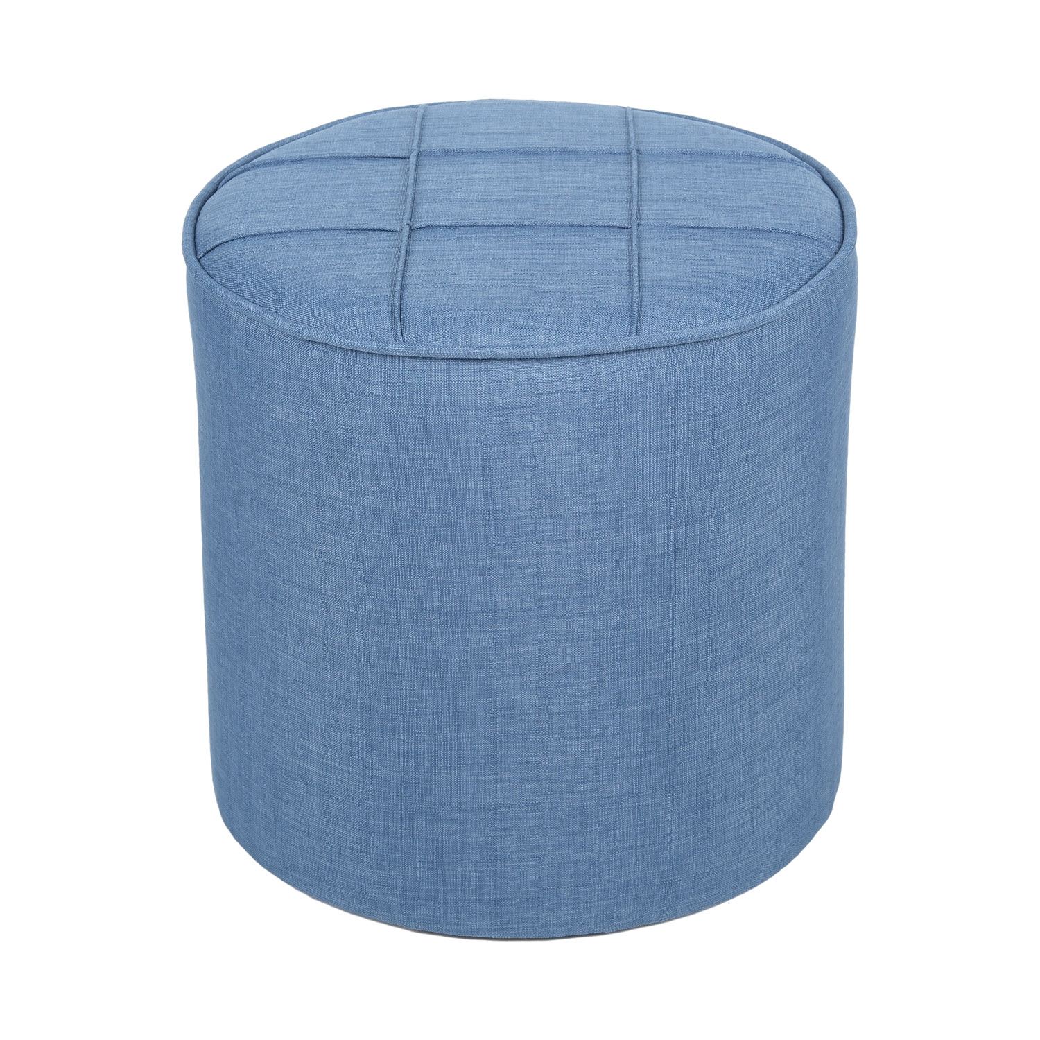 Taburet, Atelier del Sofa, 558ZEN1351, Frame: 100% SOLID FIR WOOD, Albastru