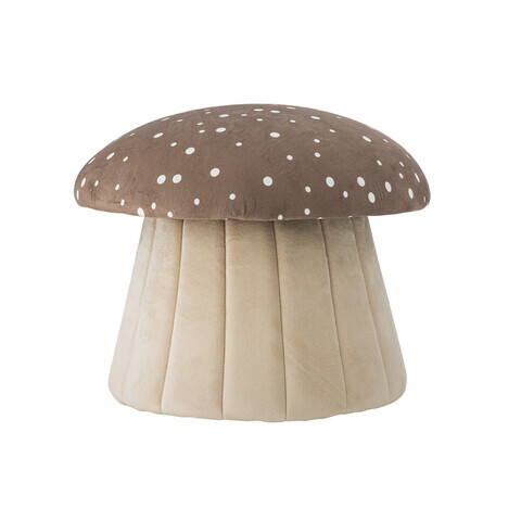 Taburet, Bloomingville, Lue, 37x30 cm, FSC 100%, MDF/lemn de pin/poliester, multicolor