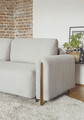 Canapea extensibila 3 locuri, ELTAP, SO-ARC-OA-03JAR, Arcadova, 244x97x97 cm, lemn/poliester, gri/stejar