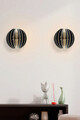 Aplica de perete, FullHouse, 390FLH2118, Half Sphere Sconce  , Negru
