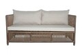 Set gradina/terasa 4 piese, My Interior, Mana, rattan/aluminiu, maro