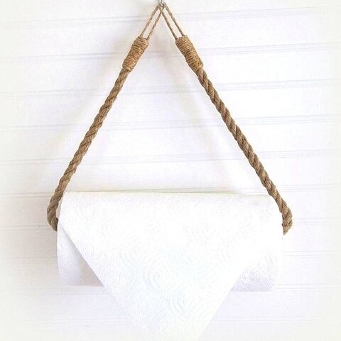 Suport prosoape de bucatarie boru, evila originals, 45x3x12 cm, bej