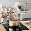 Set de gatit 6 piese, Blaumann, Gourmet, inox, argintiu