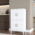 Dulap de baie, Hanah Home, KC116, 60x103.6x32.5 cm, Alb