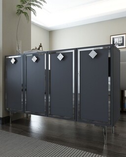 120x75x29.6 cm, Antracit;Argintiu