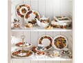 Set 2 farfurii pentru desert, Le Primizie v2, Brandani, D20 cm, portelan New Bone China