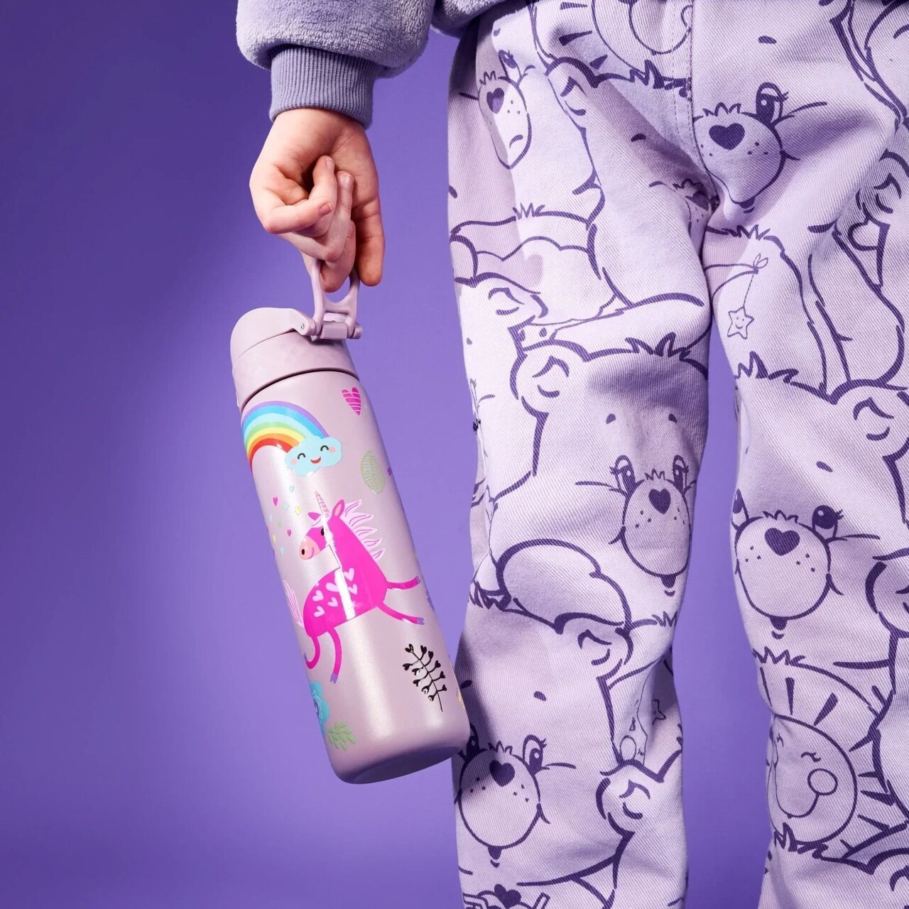 Sticla apa pentru copii Slim, inox, 600ml, Unicorns - Ion8 - view 8