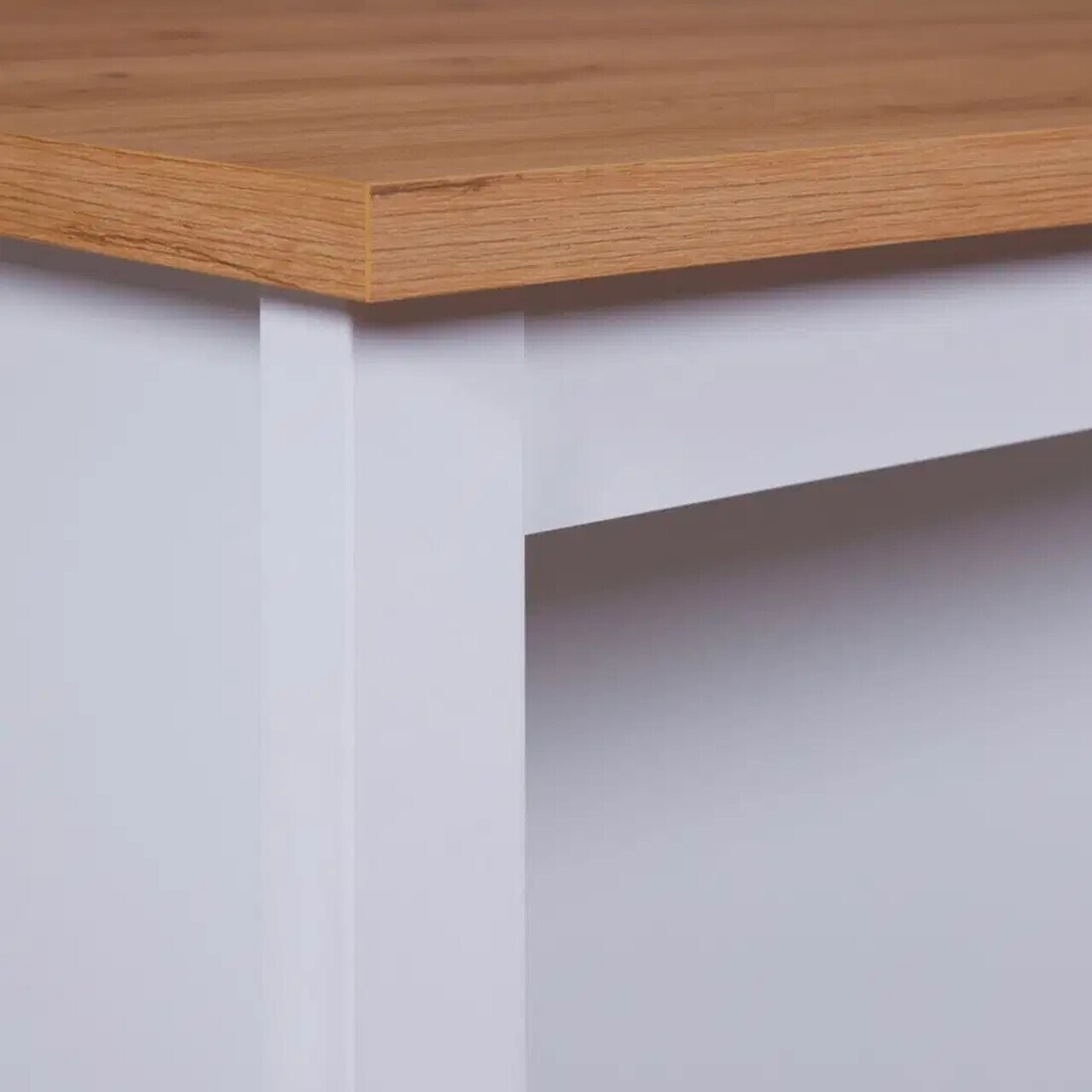 Inter Link Insula de bucatarie / dulap bucatarie Julina 124x75x91.5 cm MDF alb/maro