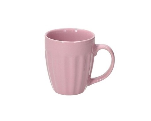 Cana, tognana, rosa, 280 ml, ceramica, roz