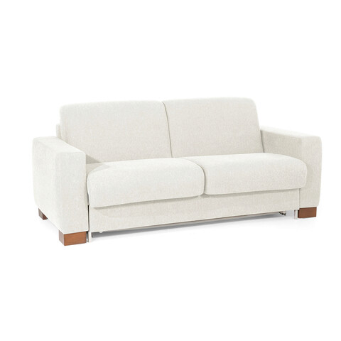 Canapea extensibila cu 3 locuri, ndesign, 291nds1315, lemn, crem