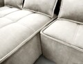 Coltar extensibil stanga 4 locuri ELTAP, LT-18MAN, Campo, 265x196x88 cm, lemn/poliester, bej