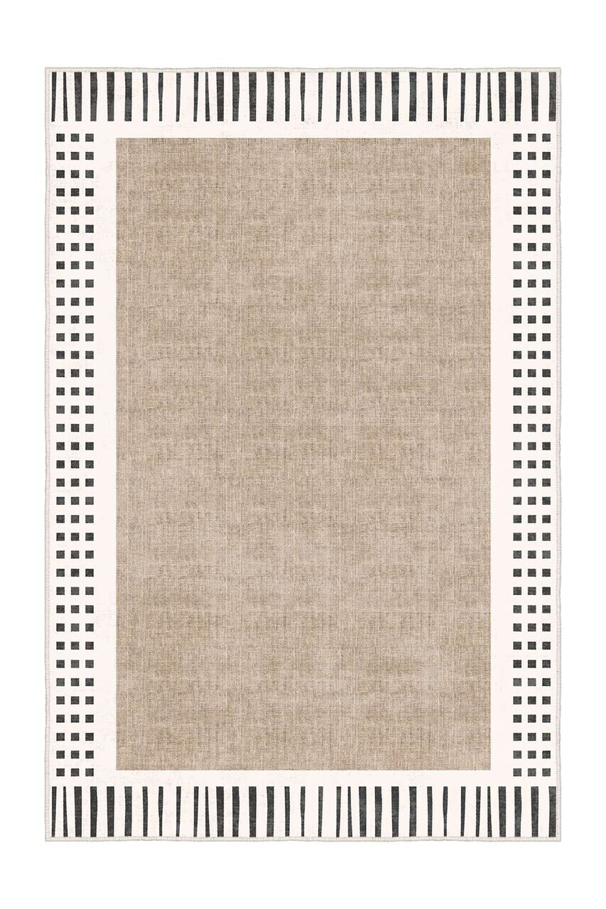 Covor Sftkece016 80x200 cm Poliester Alb
