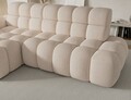 Coltar extensibil dreapta 3 locuri ELTAP, Ceedro, 283x165x98 cm, lemn/poliester, bej