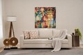 Canapea extensibila 3 locuri, Balcab Home, 825BLC5249, Lemn / MDF / PAL, Crem