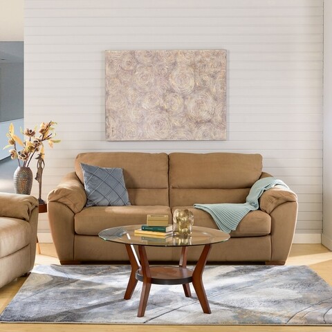 Canapea 3 locuri extensibila, Jayden, L.214 l.102 H.95, stofa, cappuccino