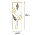 Decoratiune de perete, Timeyi, Metal, Dimensiune: 32 x 90 x 5 cm, Multicolor
