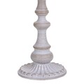 Lampa de masa Style, Creaciones Meng, 33 cm, 1 x E14, 40W, metal, gri deschis/alb