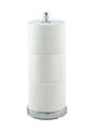 Suport hartie igienica, Wenko, Viterbo, 14 x 35 x 14 cm, inox